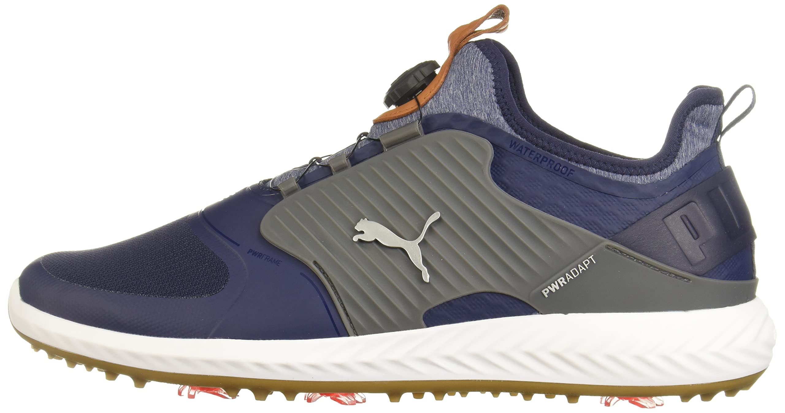 PUMA GOLF Men's Ignite Pwradapt Caged Disc Golf Shoes for Comfort & Performance