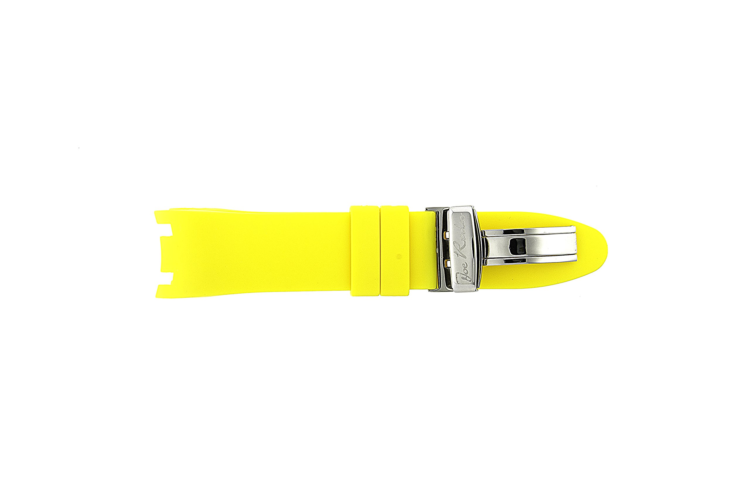 Premium Yellow Rubber Watch Band for Men - Durable & Comfortable Replacement Strap for Smartwatches - Perfect for Sports, Workouts & Everyday Wear