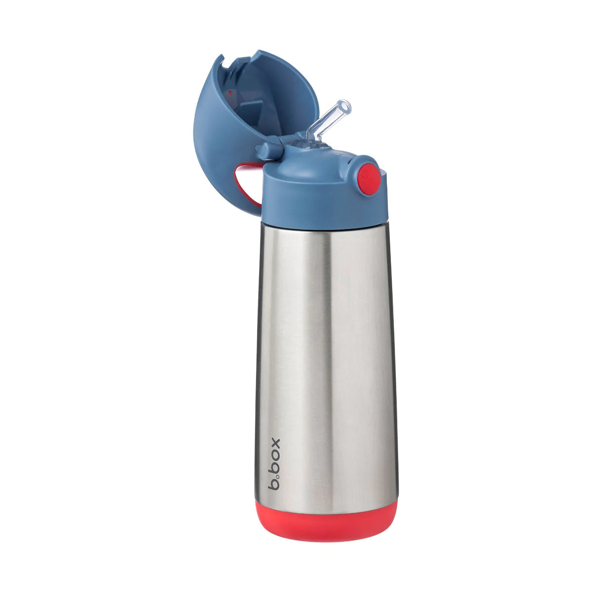 b.box Insulated Stainless Steel Drink Bottle 500ml - Leak Proof, BPA Free, Keeps Drinks Cold for 24 Hours (Blue Blaze) - Perfect for School, Gym, Hiking & Outdoor Activities