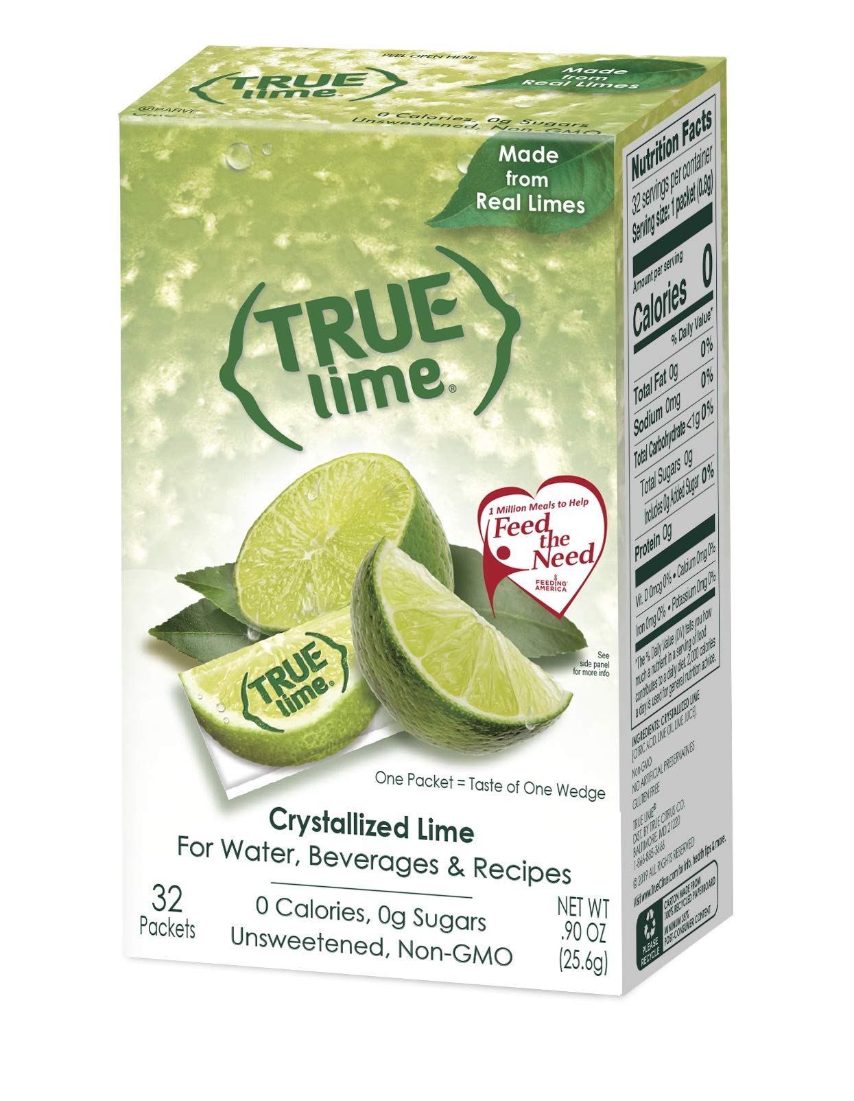 True Lemon, Lime, Orange & Grapefruit 32ct Sampler Pack - 4 Pack of Natural Citrus Drink Mixes | Perfect for Hydration, Cocktails & Healthy Lifestyle