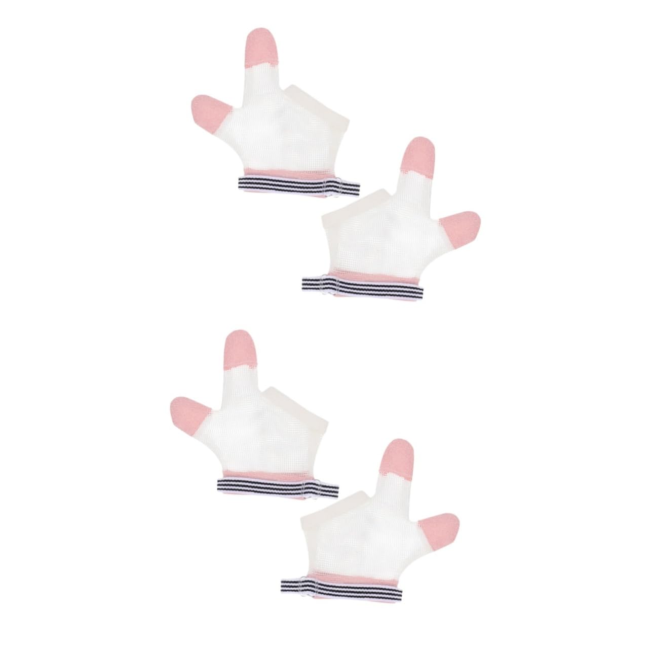 Wakauto 2 Pairs Thumb Sucking Prevention Gloves for Toddlers - Soft, Comfortable Finger Guards for Boys & Girls - Stop Nail Biting & Thumb Sucking Habits - Ideal for Daycare, Travel & Home Use