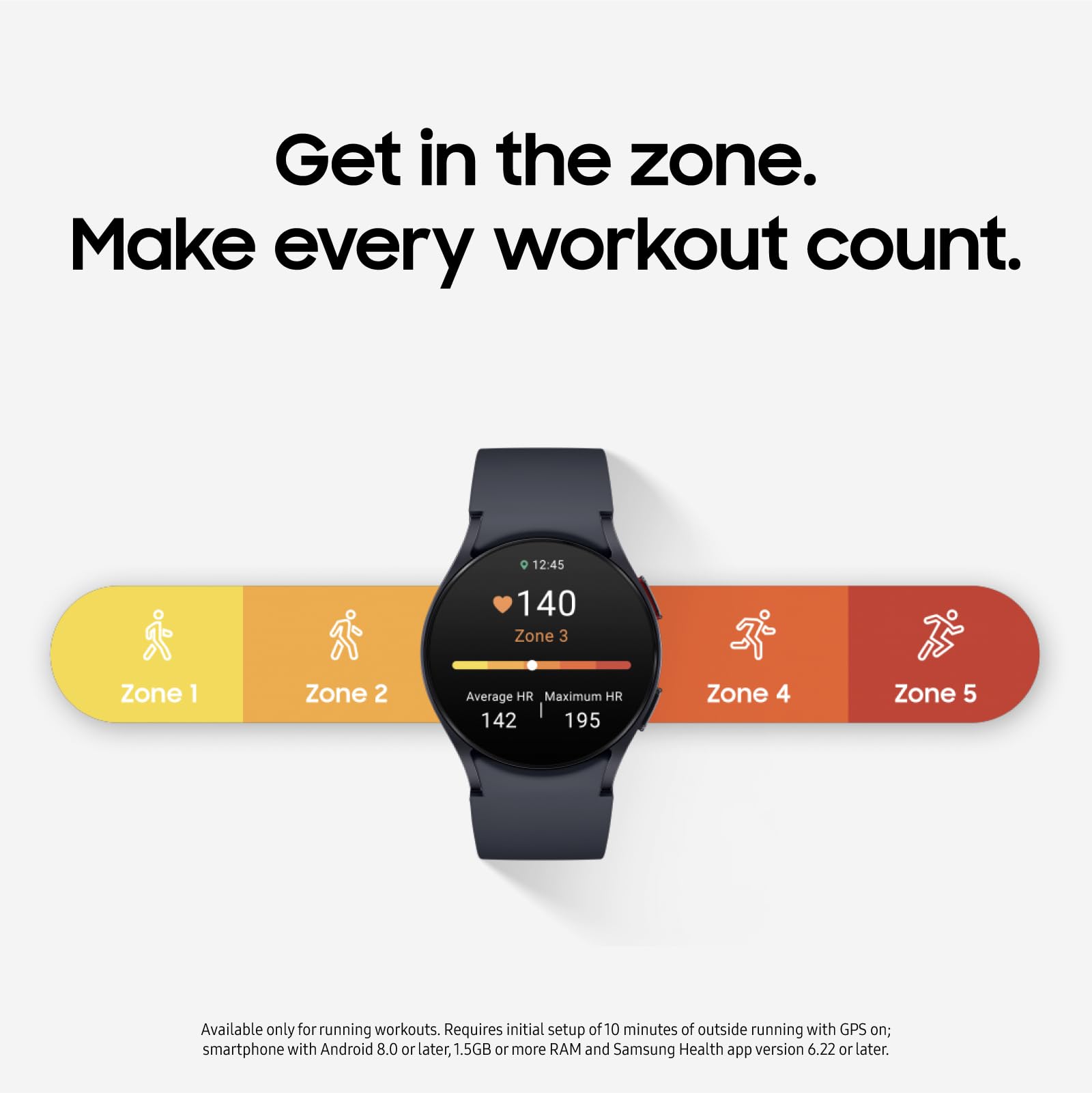 SAMSUNG Galaxy Watch 6 44mm Bluetooth Smartwatch with Fitness Tracker, Heart Rate Monitor, Sleep Tracking, BIA Sensor - US Version (Renewed, Graphite) - Perfect for Workouts, Running & Daily Health Monitoring