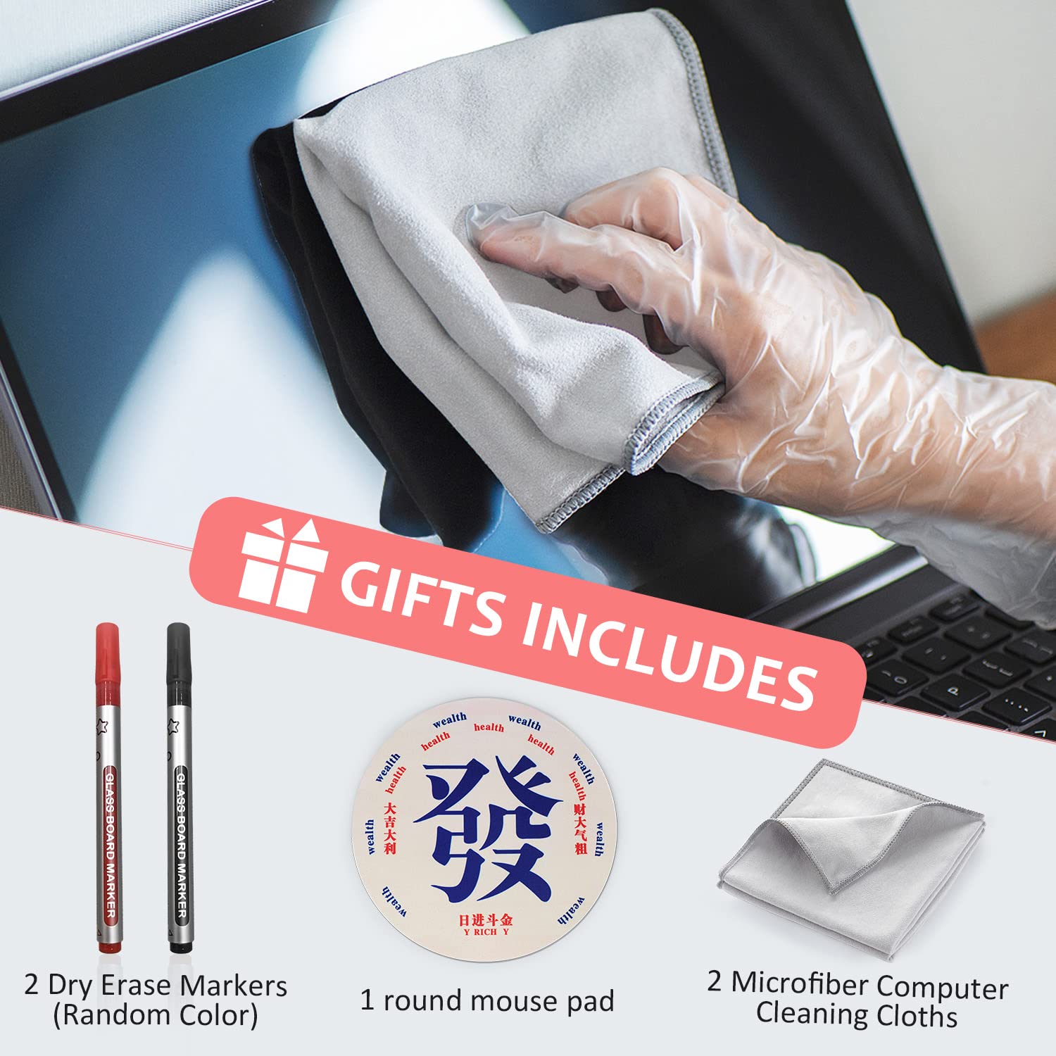 Magnetic Dry Erase Desk Mat 31.5