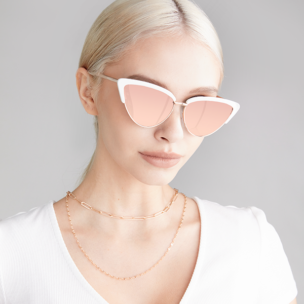 Ava Rose Gold Jewelry - Elegant Rose Gold Necklace for Women, Perfect for Gifts, Parties & Special Occasions