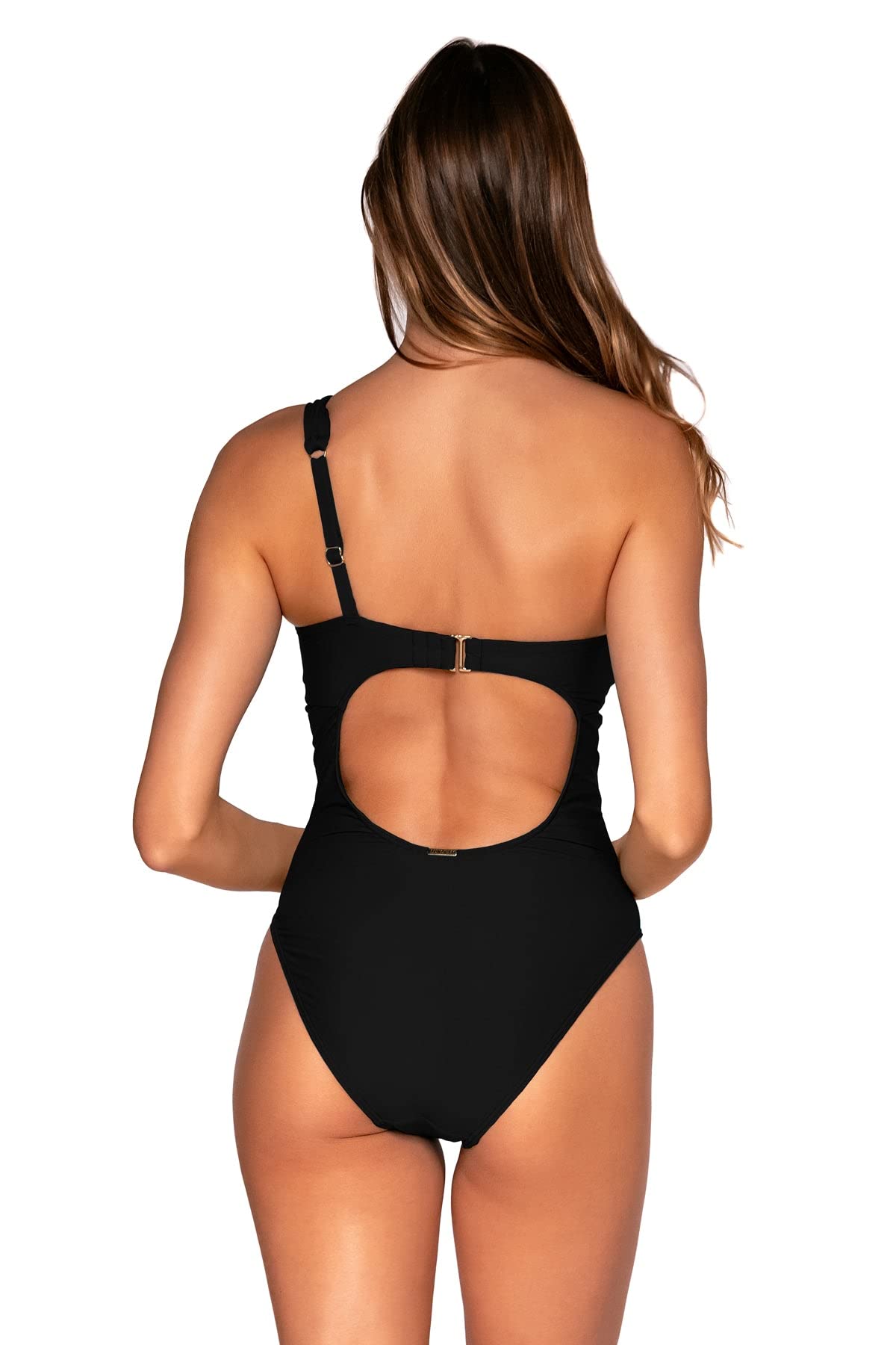 Sunset Ginger One Piece Women's Swimsuit with Removable Pads - Flattering Swimwear for Beach, Pool & Vacation | Tummy Control Bathing Suit