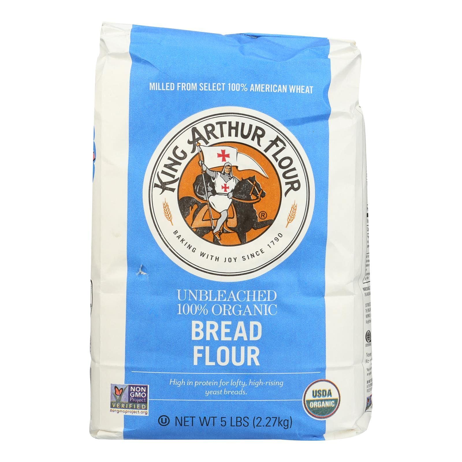 Premium 100% Organic Bread Flour for Baking - Perfect for Homemade Artisan Loaves, Sourdough, and Pizza Dough