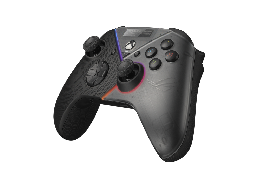 ASUS ROG Raikiri RGB Wireless Gaming Controller for PC & Xbox - OLED Display, Customizable Buttons & Triggers - Perfect for FPS, Racing & Action Games