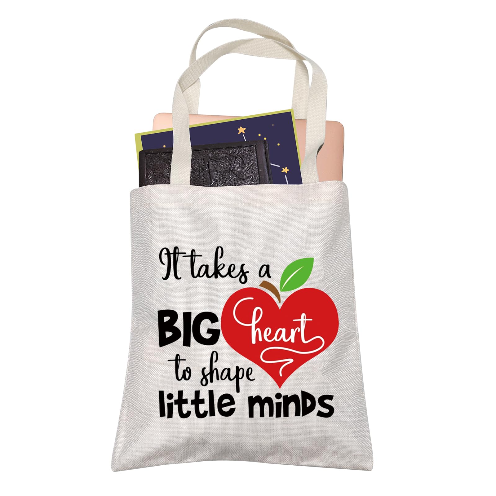 LEVLO Teacher Tote Bag - Appreciation Gift for Educators - Perfect for School & Work