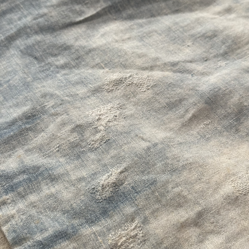 19th Century French Waist Apron (VA10) - Vintage Linen Kitchen Apron for Cooking, Baking & Historical Reenactments