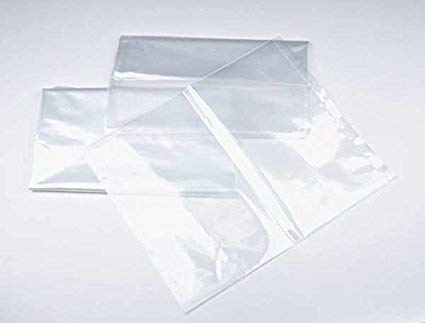 14 x 22 Inch 15 Mil Clear Flat Poly Bags - Heavy Duty Plastic Packaging for Shipping, Storage & Retail Display - Perfect for Ecommerce, Food Packaging & Wholesale Products