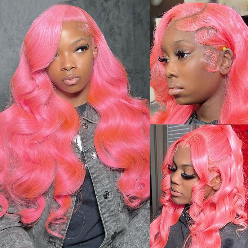 Eullair 28 Inch Body Wave Human Hair Wig with 13x4 Lace Frontal - Natural Wavy Colored Wig for Fall | Affordable & Cost-Effective Choice | Perfect for Daily Wear, Cosplay, and Special Occasions