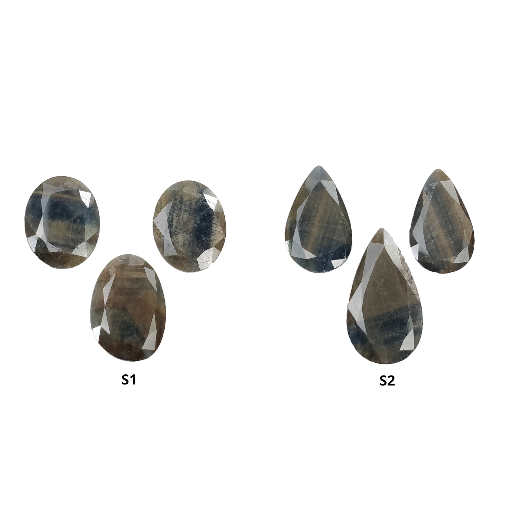 Natural Untreated Golden Brown Chocolate Blue Sheen Sapphire Gemstone - Pear Shape Cut for Jewelry Making, Engagement Rings & Unique Gifts