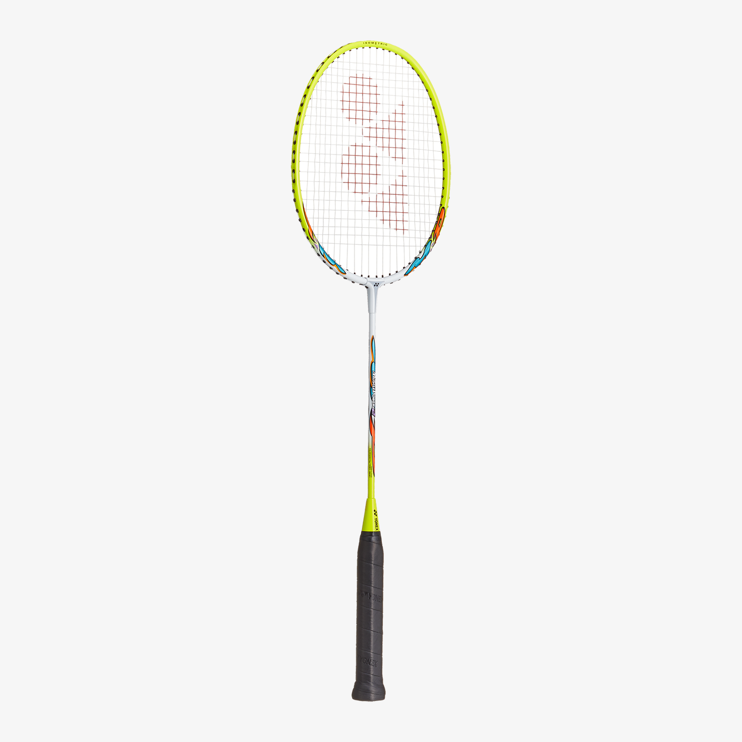 Yonex Muscle Power 2 Badminton Racket - Pre-Strung (White/Yellow) for Women | Professional Tennis & Badminton Equipment for Indoor & Outdoor Sports