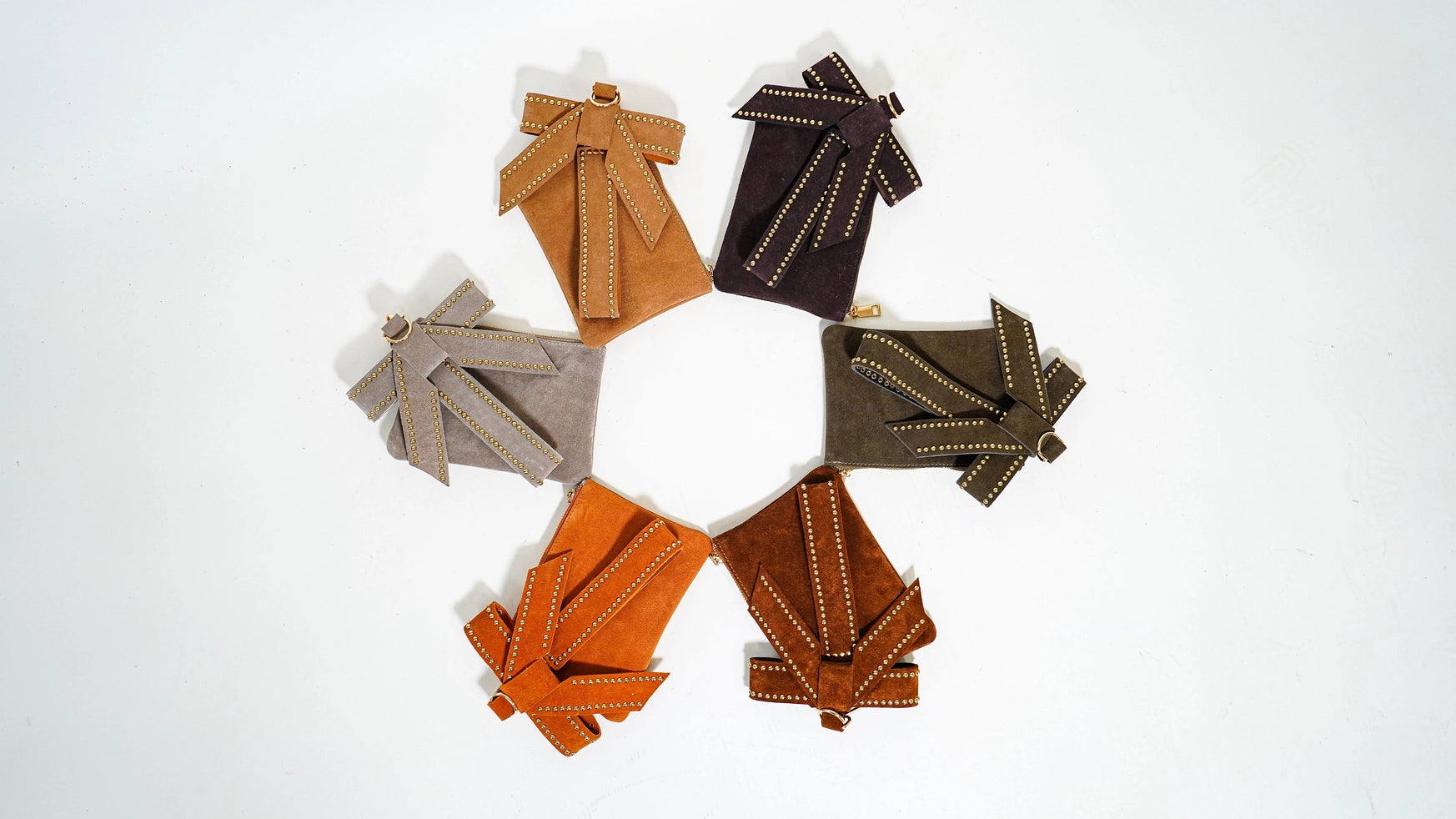 Premium Suede Wristlet and Hang Off Set of 3 - Soft Leather Keychain Wallets for Women | Perfect for Everyday Use, Travel, and Gift Giving