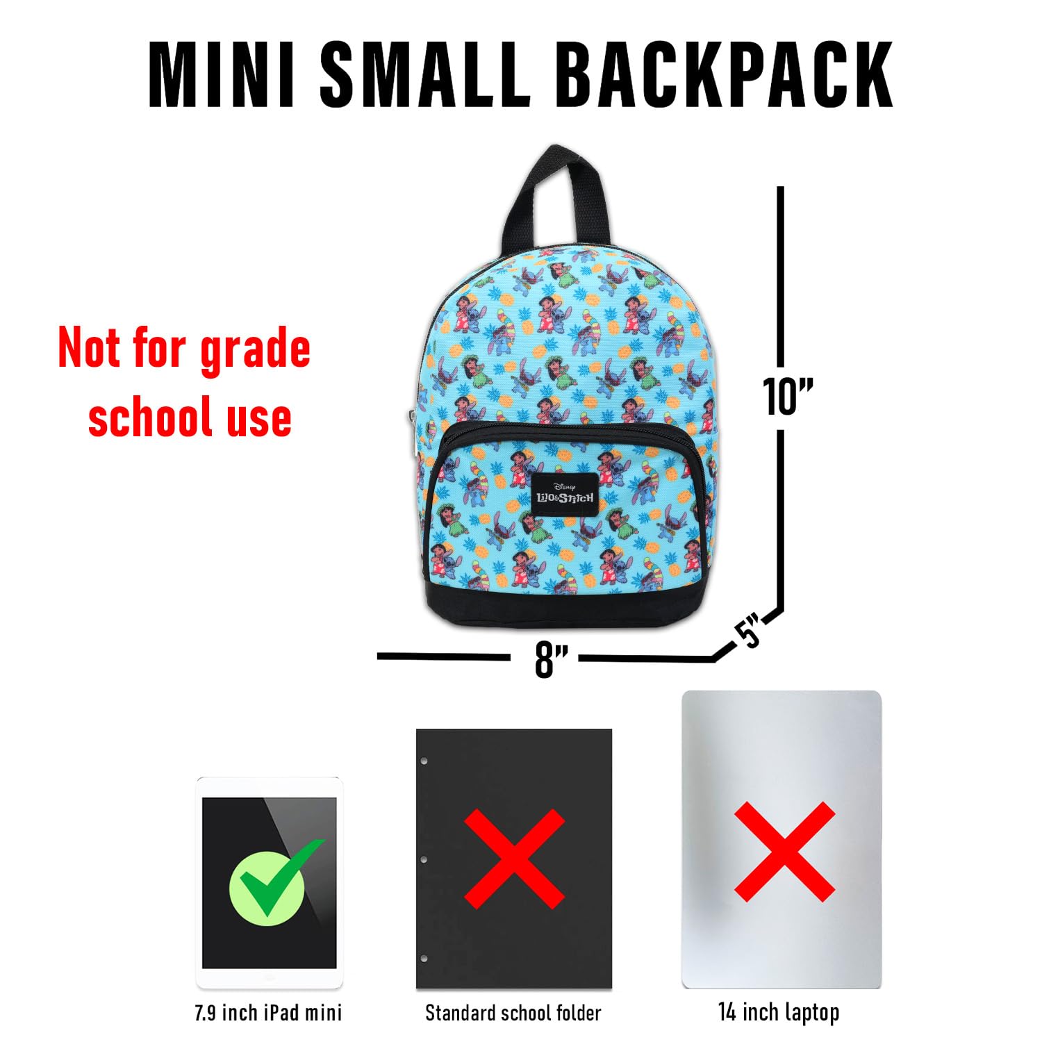 Lilo and Stitch Mini Backpack for Women - 10