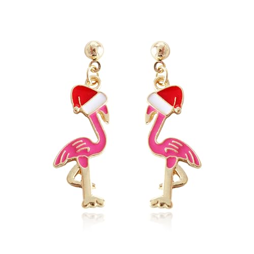 C3:flamingo earrings