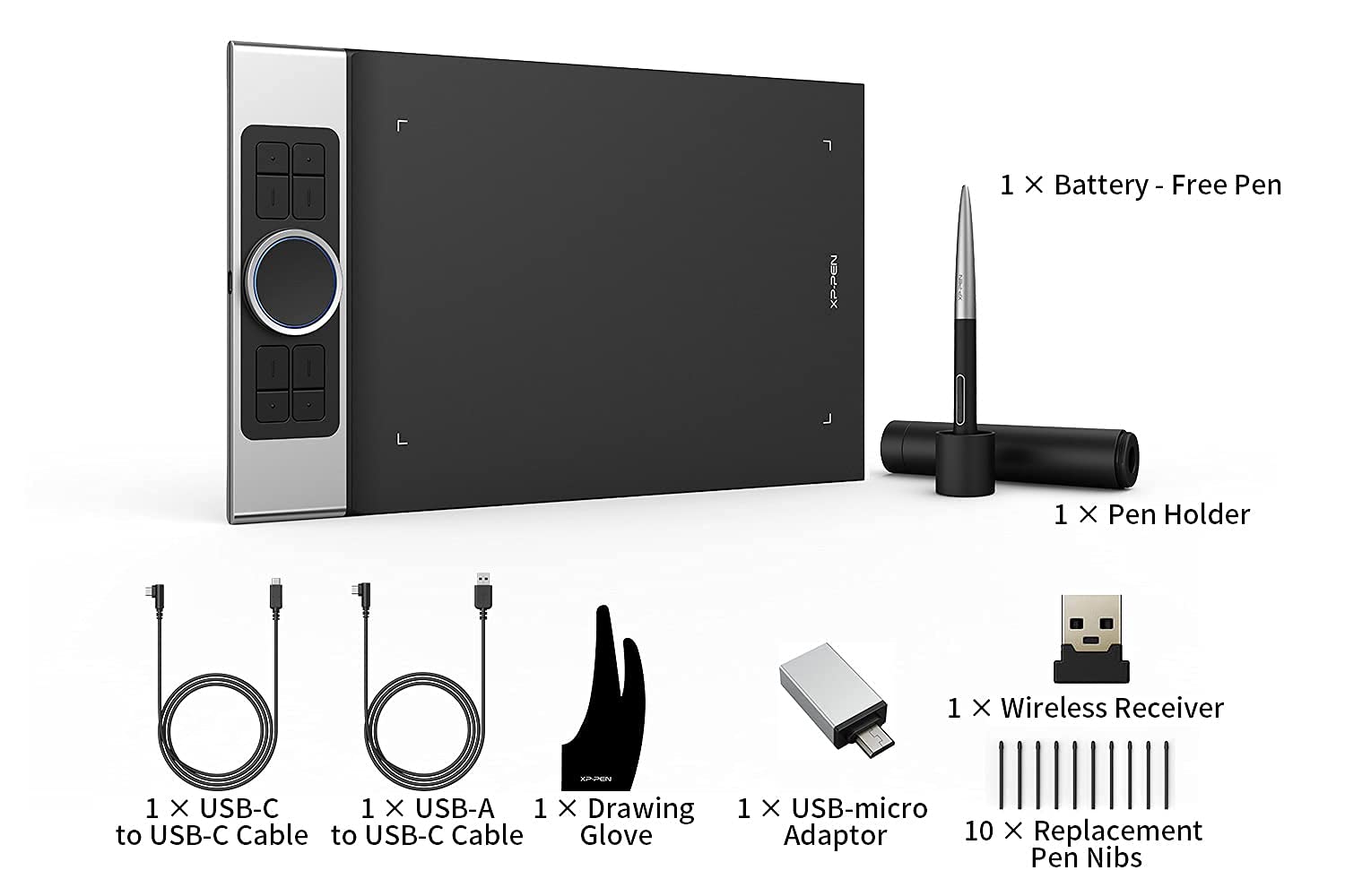 XP-PEN Deco Pro Bluetooth Graphics Drawing Tablet - Wireless Digital Art Pad with Stylus for Artists, Designers & Remote Learning - Perfect for Sketching, Animation & Online Classes (Deco Pro SW)