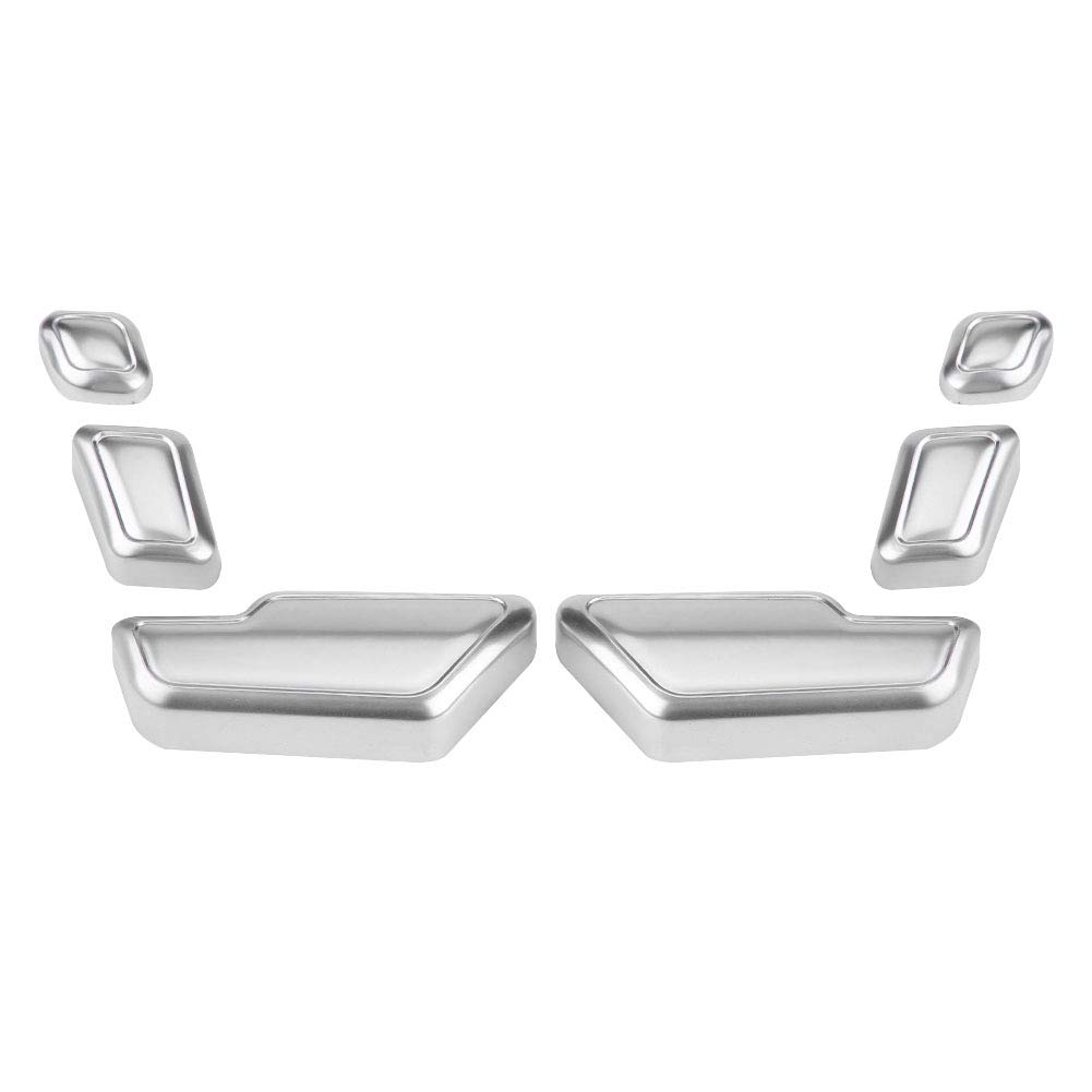 Mercedes Seat Adjuster Button Cover - Premium Car Seat Decorative Trim & Switch Sticker for Mercedes C/E/GLK/GL/ML Models | Interior Accessory Upgrade for Luxury Car Owners