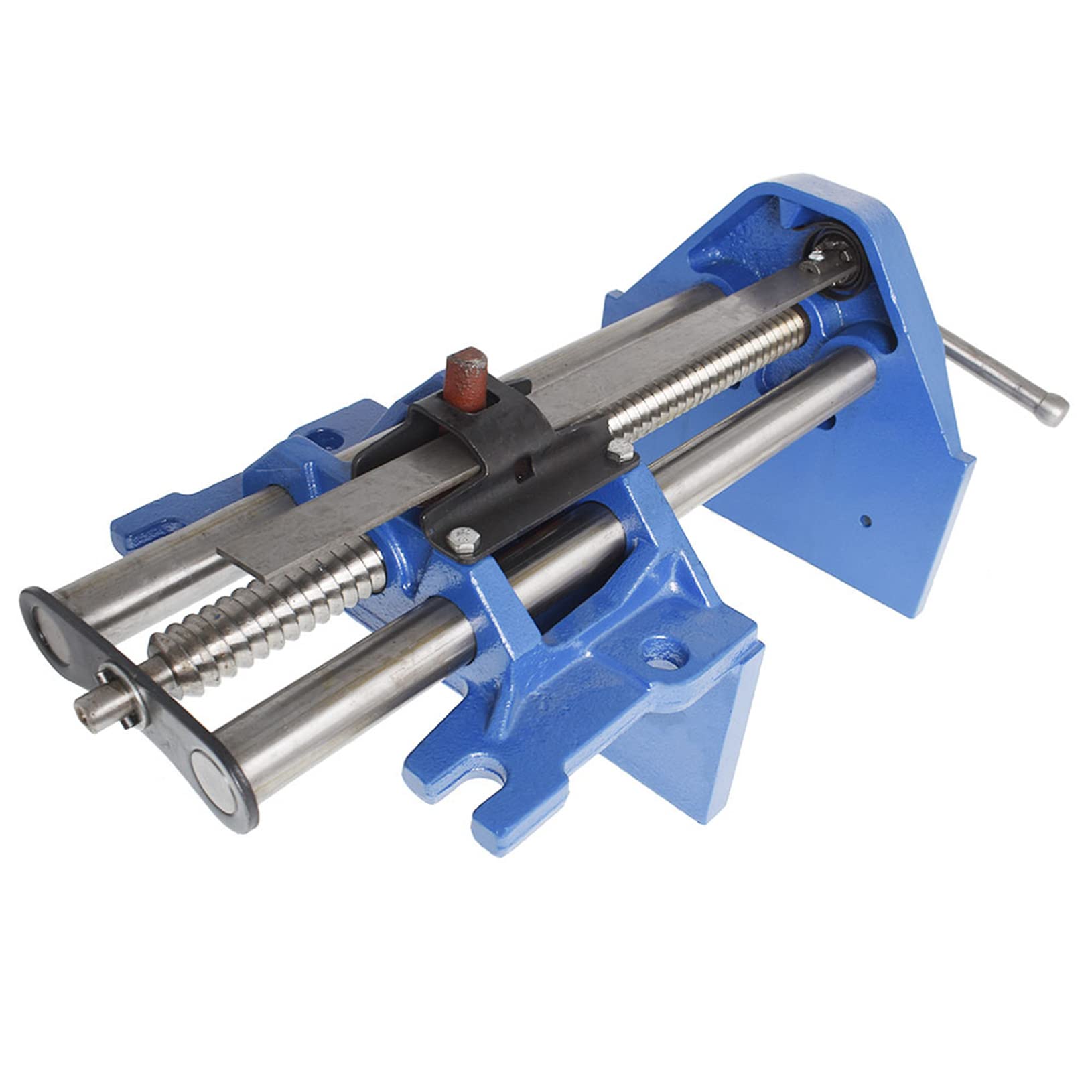 Heavy Duty 9-Inch Quick Release Cast Iron Woodworking Vise - Raseparter Bench Clamp for Carpentry, DIY Projects & Woodworking Workshops