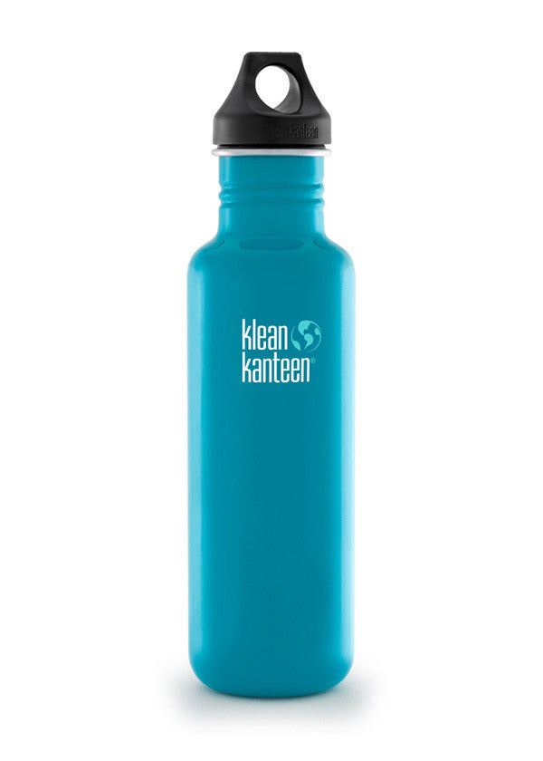 **Klean Kanteen Classic 27oz (800mL) Stainless Steel Water Bottle - Leakproof, BPA-Free, Eco-Friendly for Hiking, Gym & Everyday Use**