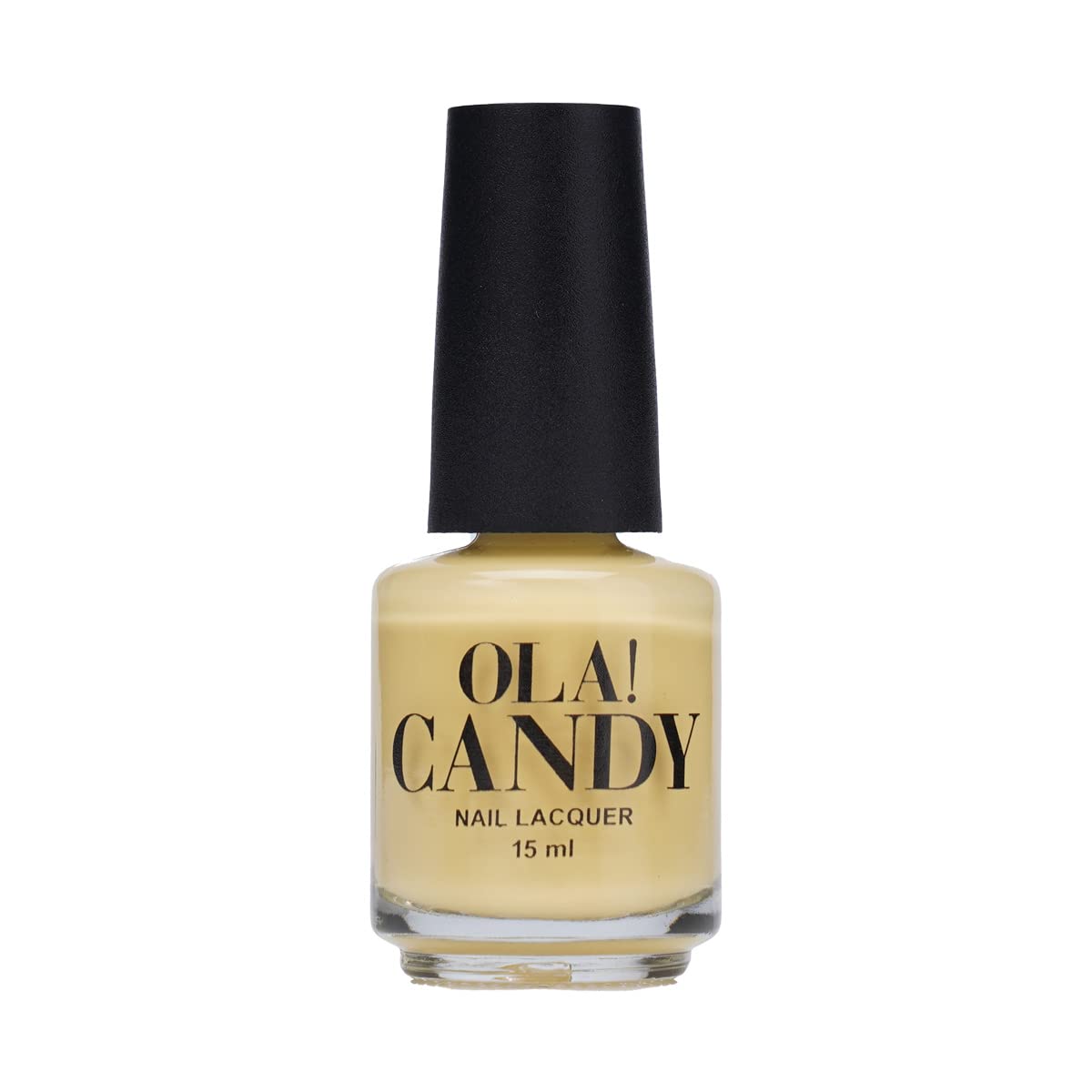 Ola Candy Little Miss Sunshine Nail Polish - 15ml Long Lasting Bright Yellow Nail Lacquer for Women - Perfect for Summer, Beach Vacations & Pedicures