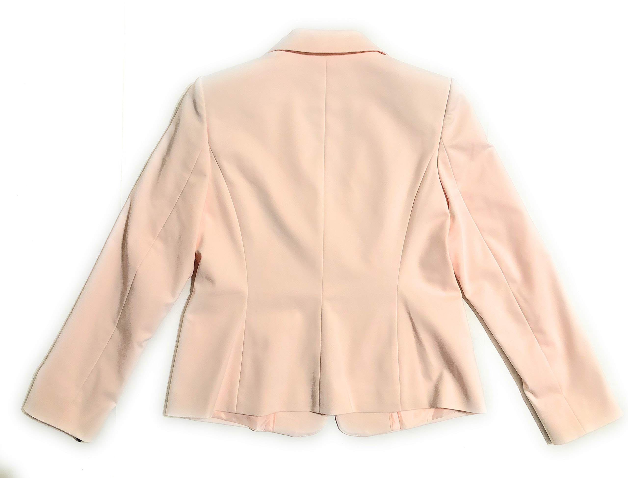 Calvin Klein Women's Cotton One-Button Blazer Jacket - Slim Fit Business Casual Blazer for Women, Size 10, Blossom Pink | Perfect for Office Wear, Business Meetings & Professional Outfits