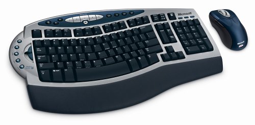 Microsoft Wireless Optical Desktop 5000 - Ergonomic Keyboard and Mouse Combo for PC, Laptop | Comfort Typing for Office, Home & Gaming Use