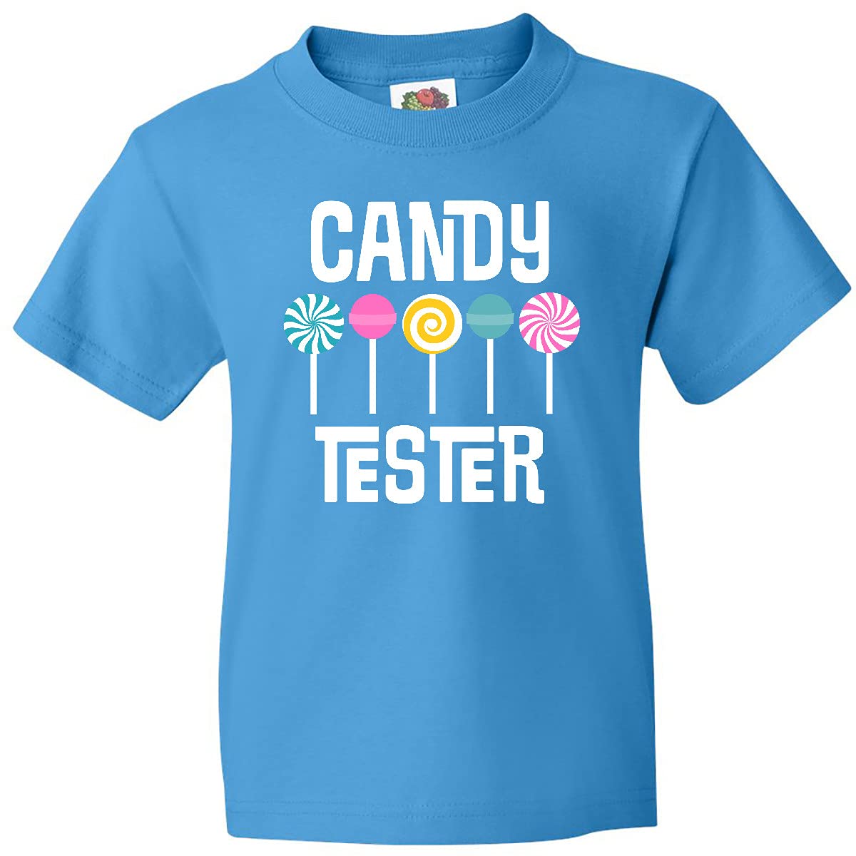 Inktastic Candy Tester Cute Sweets Youth T-Shirt | Fun Graphic Tee for Kids & Teens | Perfect for Birthday Parties, School Events & Casual Wear