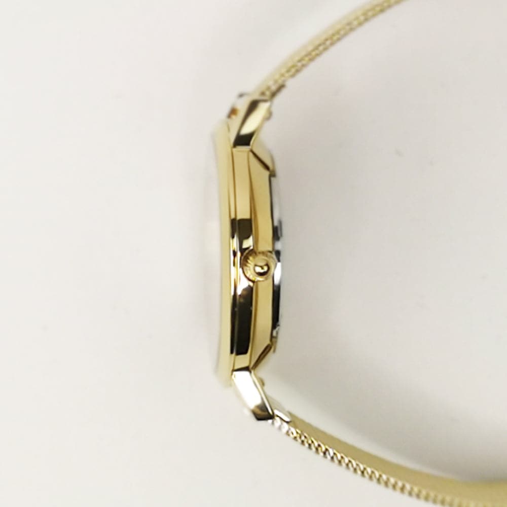 ARIES GOLD Cosmo Gold Stainless Steel Women's Watch with Mesh Strap - Elegant & Durable Timepiece for Everyday Wear, Office, and Special Occasions