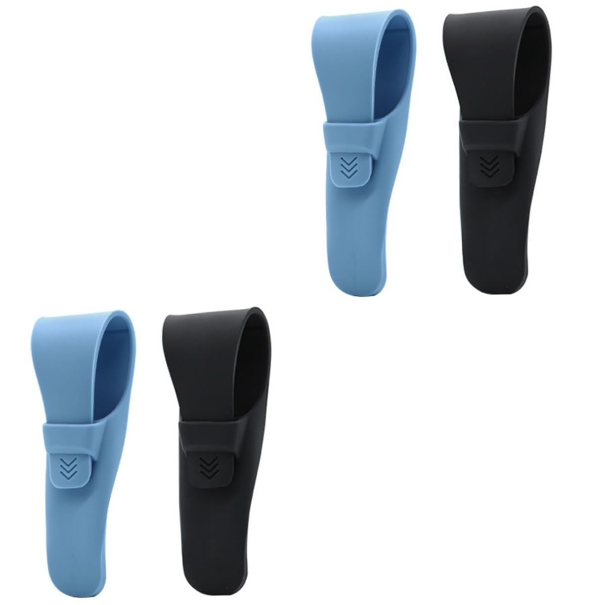 SOLUSTRE 4 Pack Silicone Razor Cover Case - Safety Razor Protector Holder for Men's Shavers - Travel Shaving Accessories for Home, Gym & Nordic Trips