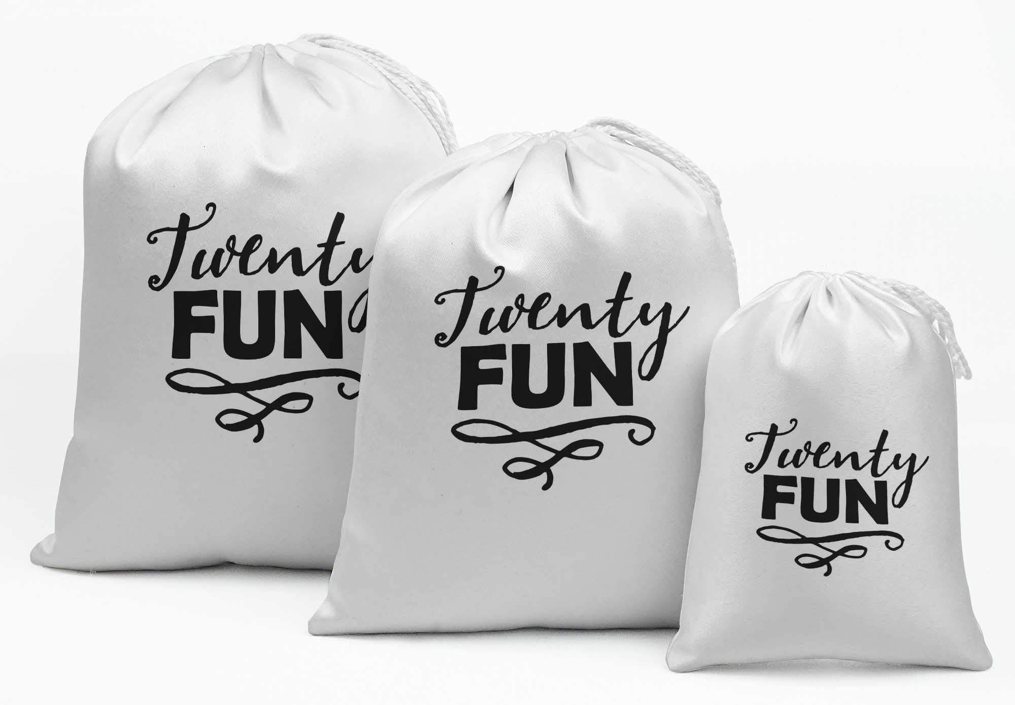 Custom White Number Birthday Party Favor Bags - 15pcs Jewelry Pouches for Wedding, Baby Shower & Bridal Souvenirs - Elegant Gift Bags for Special Occasions