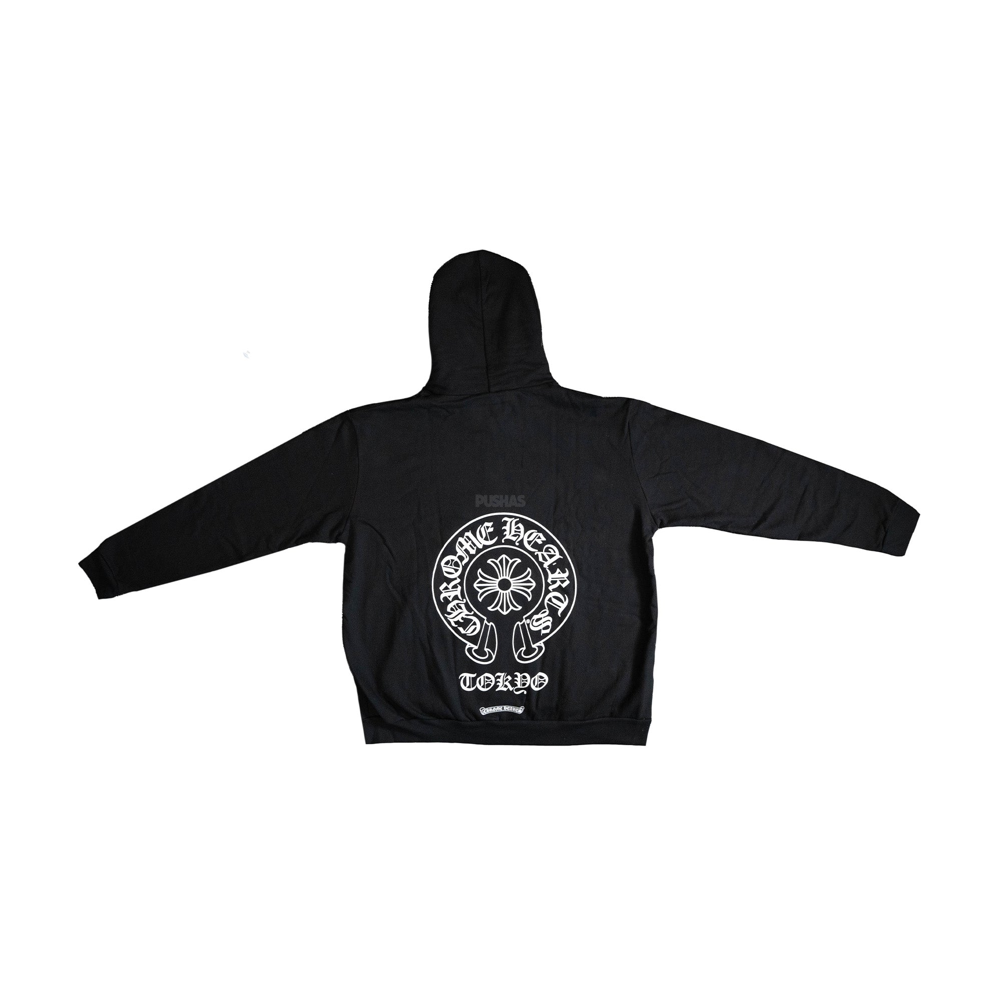 Chrome Hearts Tokyo Exclusive Horse Shoe Zip Up Hoodie Black - Stylish Streetwear for Urban Fashion & Casual Outfits