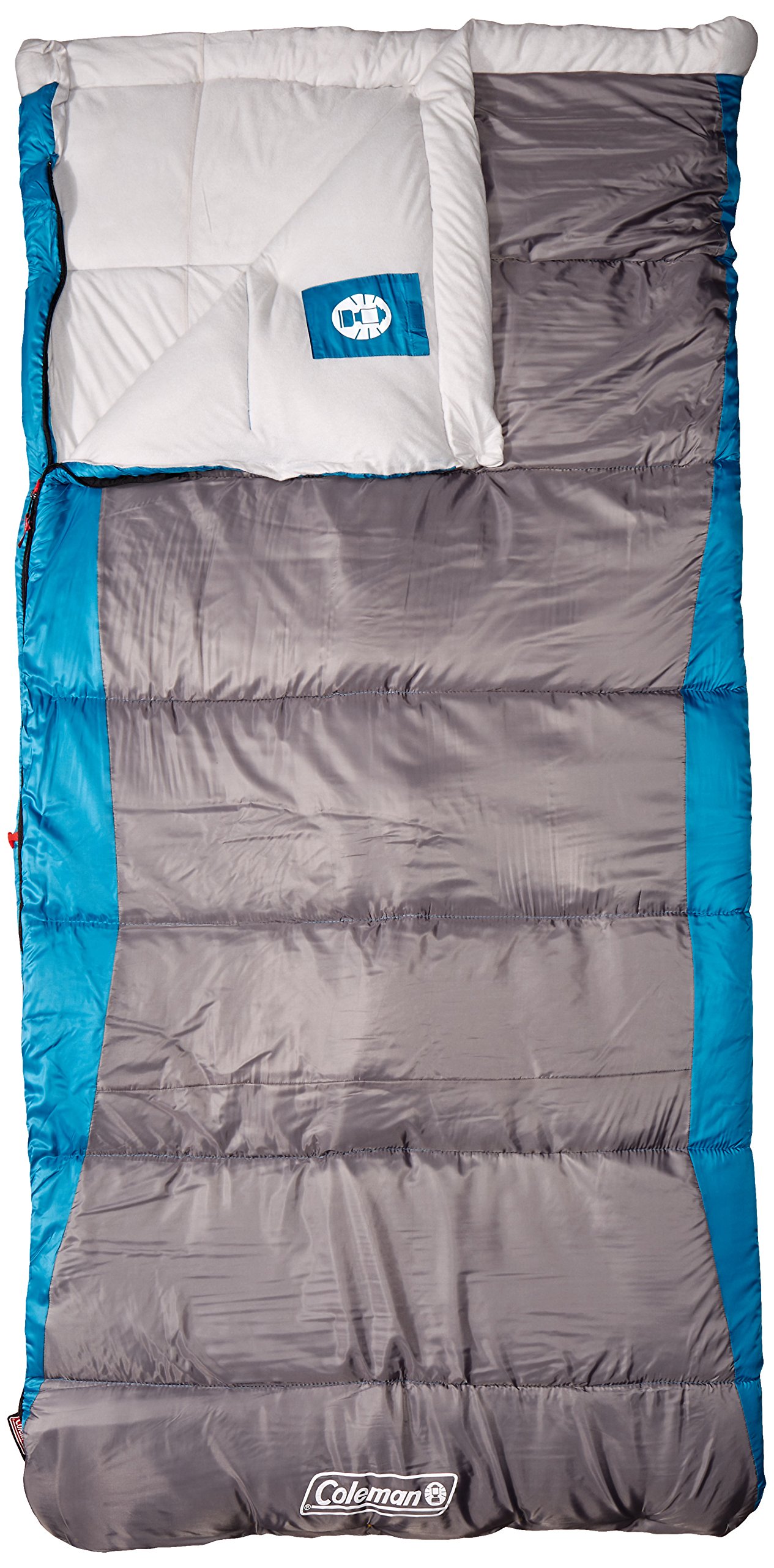 Coleman Autumn Glen 30°F Big & Tall Sleeping Bag for Adults - Lightweight & Warm for Camping, Hiking, Backpacking & Outdoor Adventures