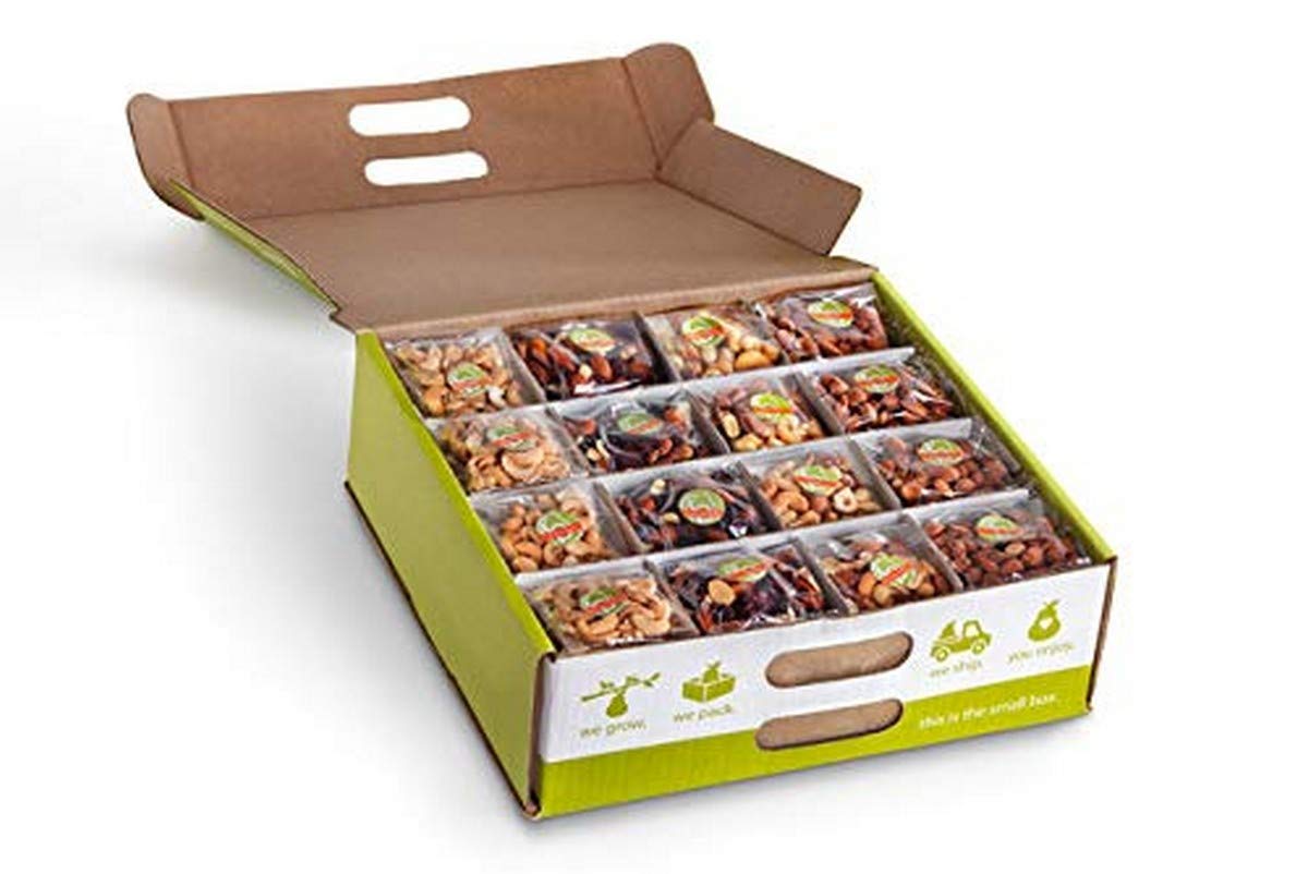 Healthy Office Snack Box Delivery - Nut Pack & Assorted Treats - Perfect for Corporate Gifts, Employee Appreciation & Workplace Wellness