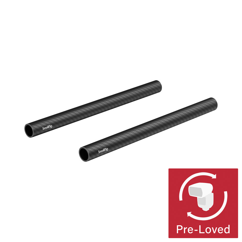 SmallRig 2x 15mm Carbon Fiber Rod (20cm/8