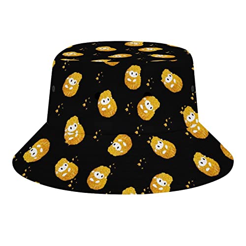 Sheep Fried Chicken Nuggets Black Funny Cute