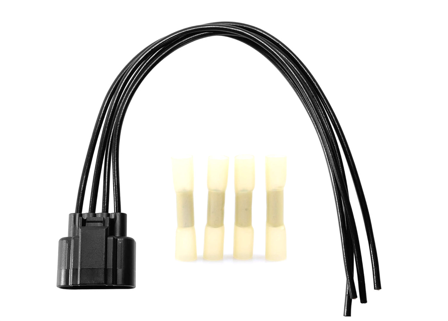 Female Electrical Connector with 7 Wires for Ford Lincoln HVAC Blower Motor Resistor - Compatible with Car AC Heater System Repair & Replacement