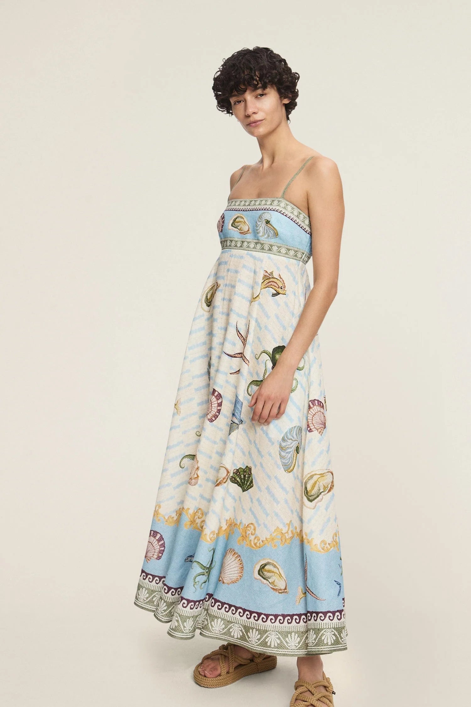 Women's Floral Sundress for Summer - Lightweight Beach Dress with Pockets - Perfect for Vacation, Poolside, and Outdoor Activities