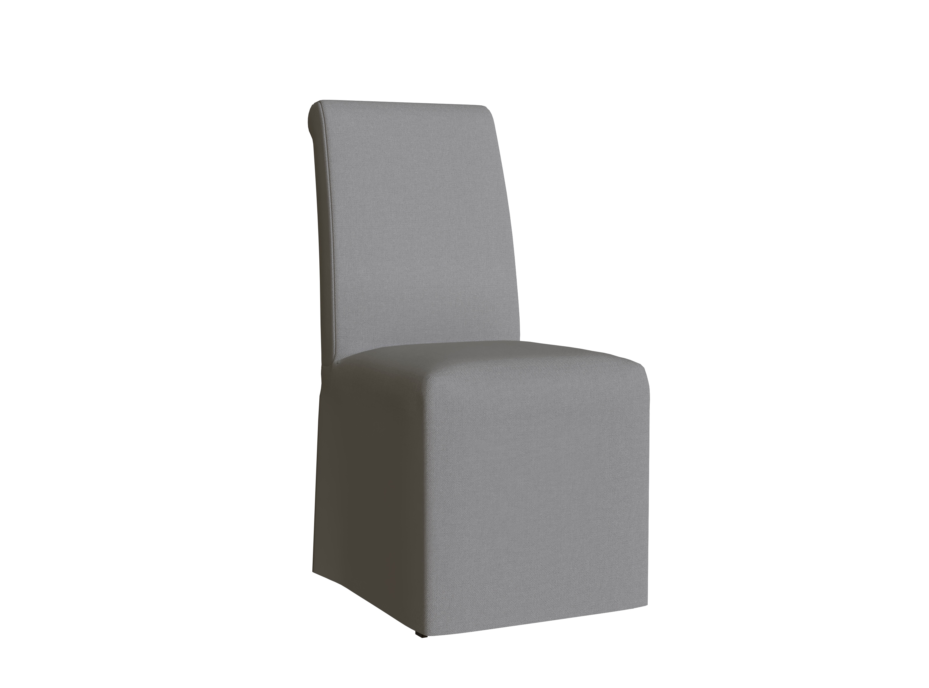 PB Comfort Roll Dining Chair Cover - Stretchable Long Slipcover for Kitchen, Restaurant & Home Use - Protects & Enhances Chairs (Set of 2) - Perfect for Daily Dining, Parties & Special Occasions