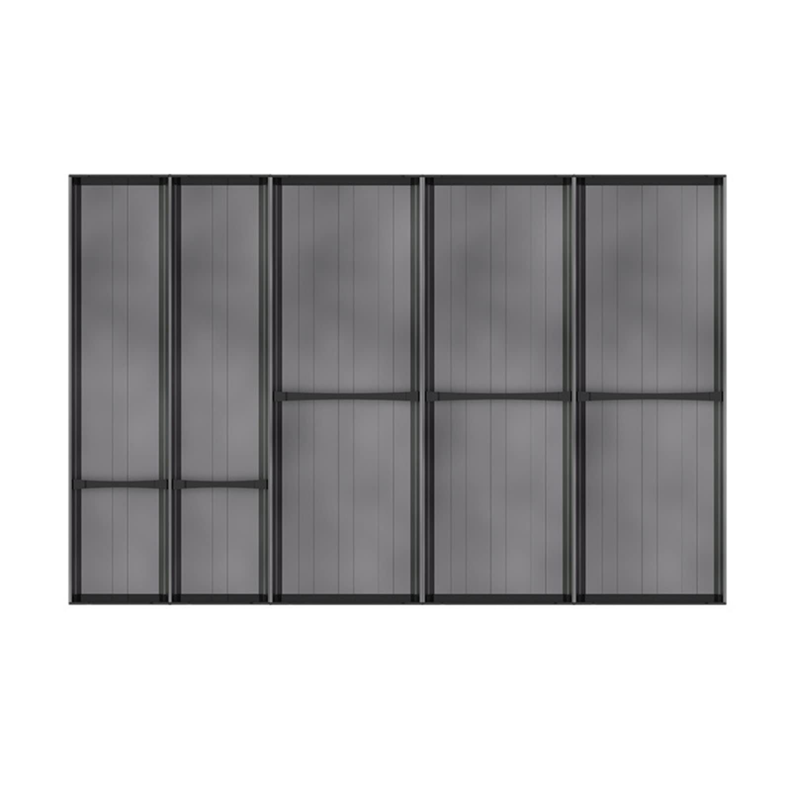 YDHNB Metal Silverware Organizer - Narrow Kitchen Drawer Tray with Foam Feet for Utensils, Flatware & Cutlery | Perfect for Kitchen Drawer Organization & Silverware Storage