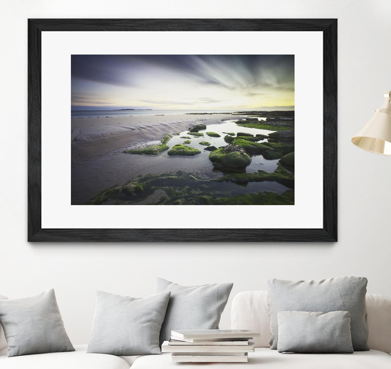 Cooper Dawn Over Seahouses Beach - Stunning Coastal Wall Art for Home & Office Decor | Perfect for Living Rooms, Bedrooms & Beach House Interiors