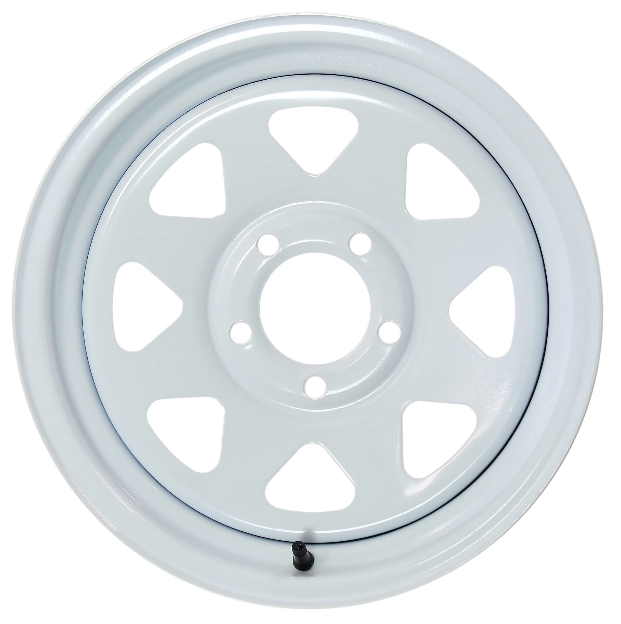 Americana 15x5 Steel Wheel 5x4.5 Bolt Pattern White - Perfect for Jeep Wrangler, Cherokee & Off-Road Vehicles (Part #20421)