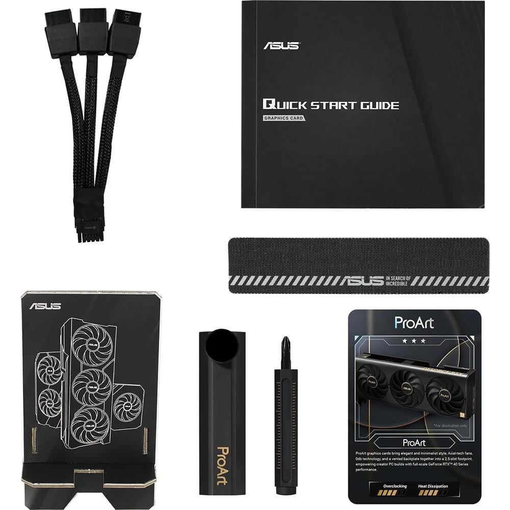 ASUS ProArt RTX 4080 Super 16GB GDDR6X Graphics Card for 4K Gaming, Video Editing & 3D Rendering - Perfect for Creators, Designers & PC Enthusiasts