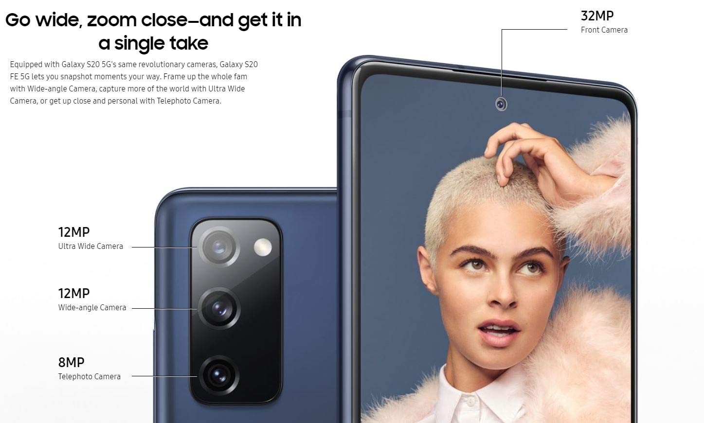 Samsung Galaxy S20 FE 5G Unlocked Smartphone 128GB International Version - Cloud Mint Green | Fast Performance, Stunning Display for Gaming, Streaming & Work