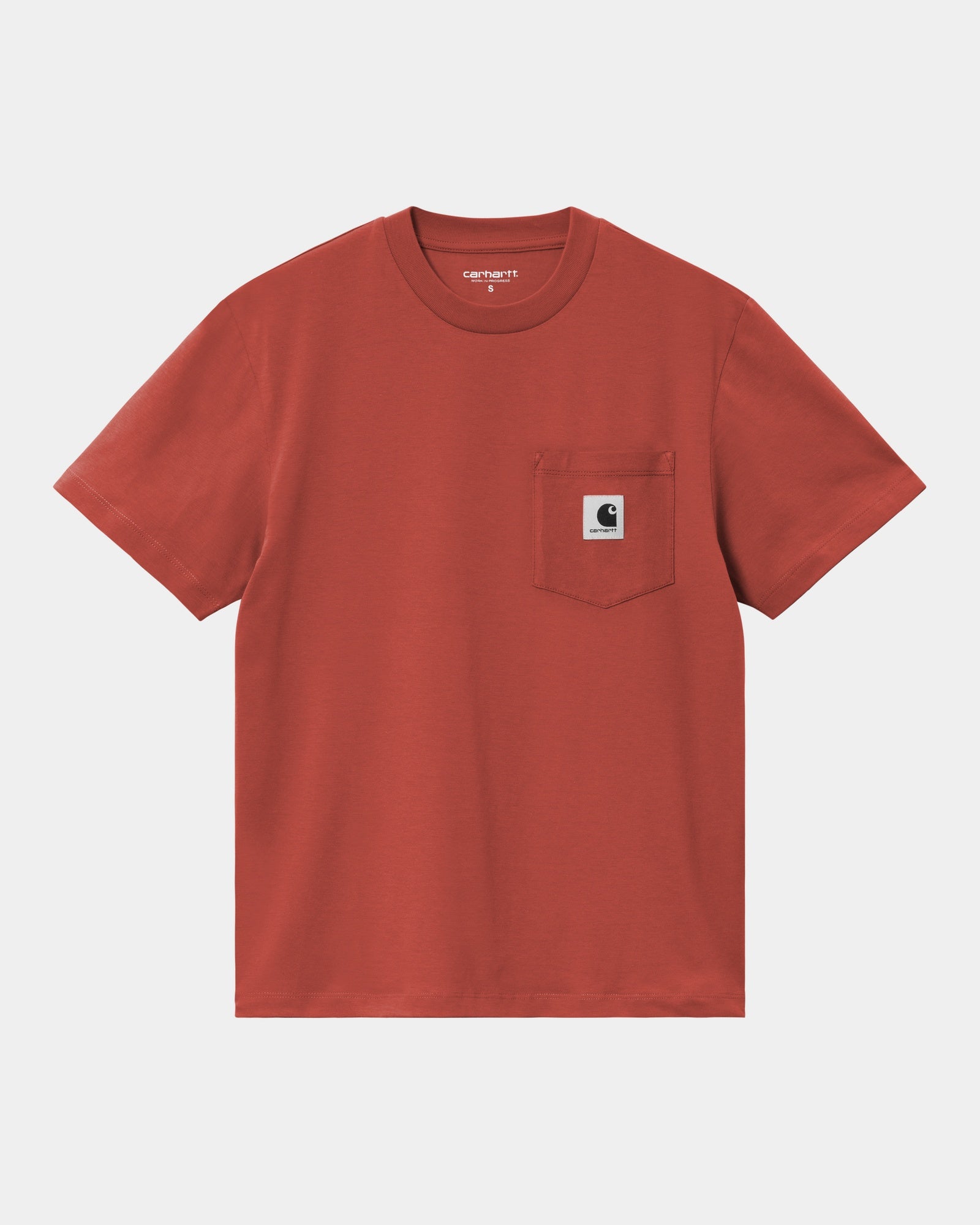 Vermilion Women's Pocket T-Shirt - Soft Cotton Casual Tee for Everyday Wear | Perfect for Work, Outings & Relaxing