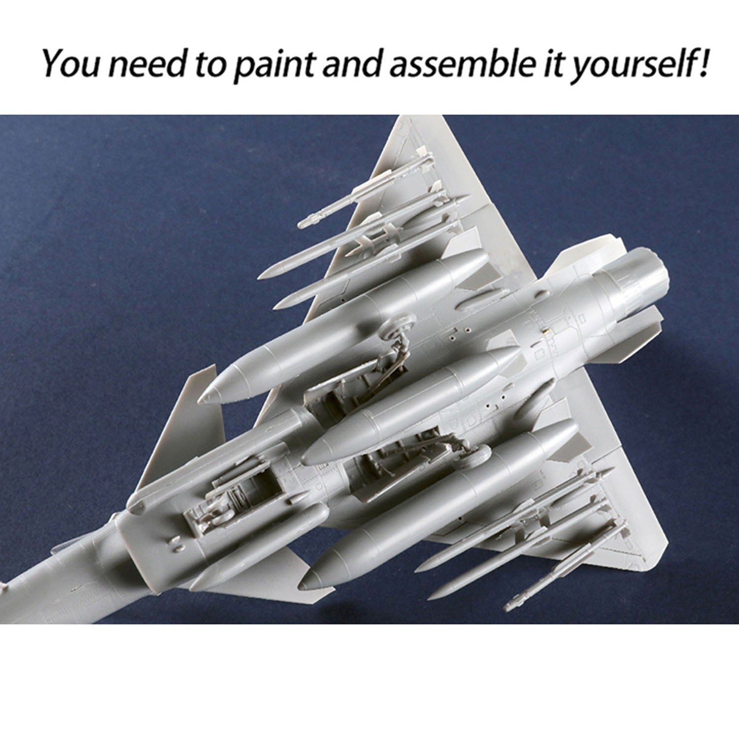 Trumpeter 1/72 Scale Chinese J10C Fighter Jet Plastic Model Kit - Unassembled Military Aircraft Collectible for Adults - Perfect for Display, DIY Projects & Aviation Enthusiasts