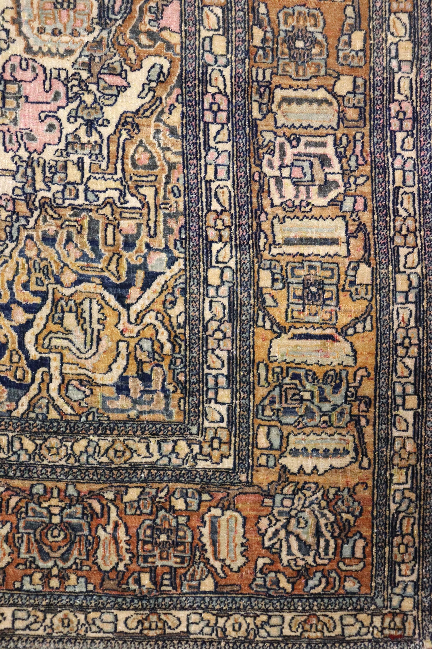 Antique Isphahan Handwoven Traditional Persian Rug - J65769 - Perfect for Living Room, Bedroom & Home Decor