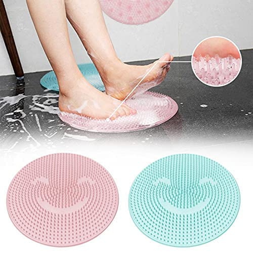 K.B. SALES Soft Silicone Body Scrubber - Exfoliating Skin Brush for Adults & Babies - Gentle Bath Wash Brush for Smooth Skin - Multi Color - Perfect for Shower, Spa & Daily Skincare Routine