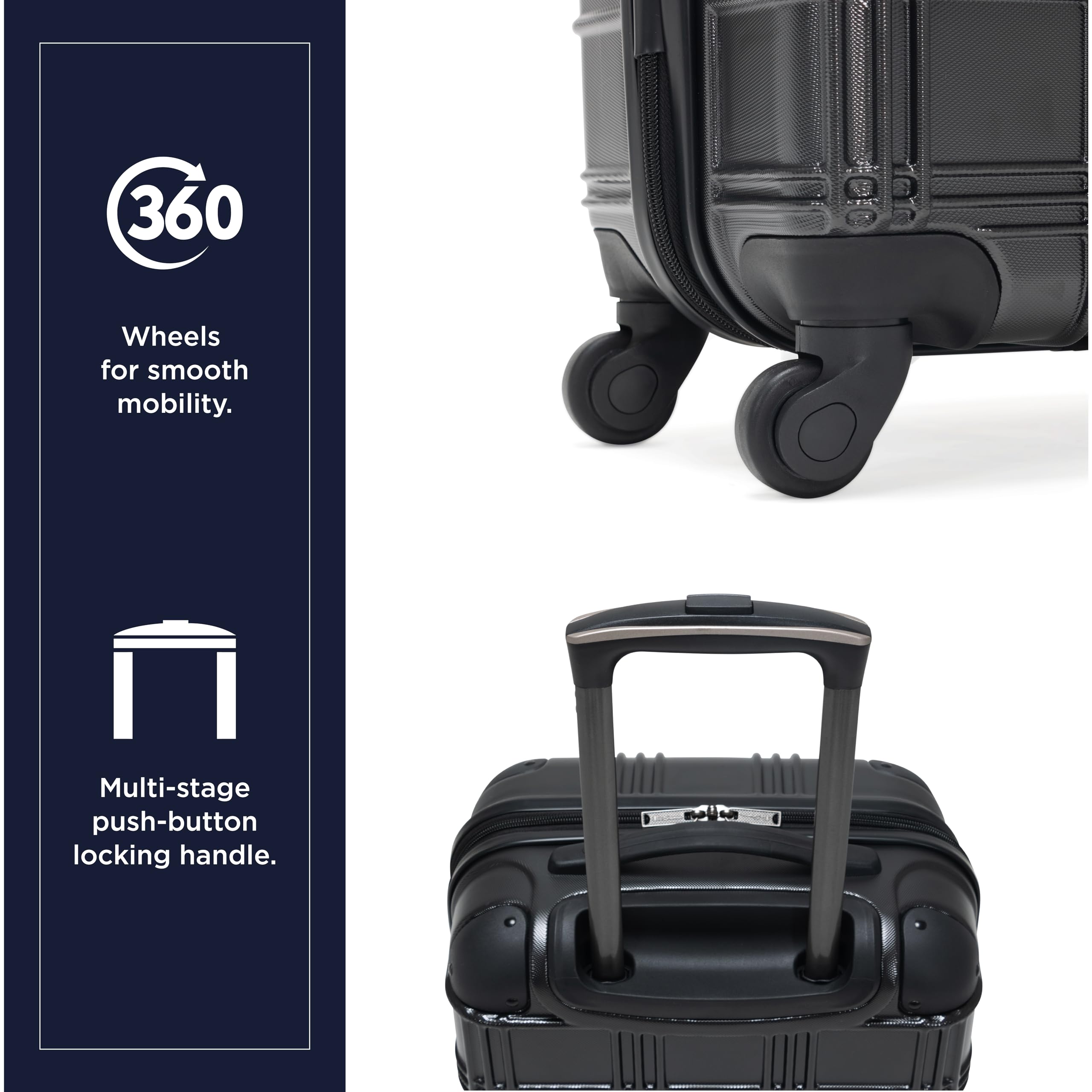 Ben Sherman Nottingham Lightweight Hardside 4-Wheel Spinner Suitcase - 28