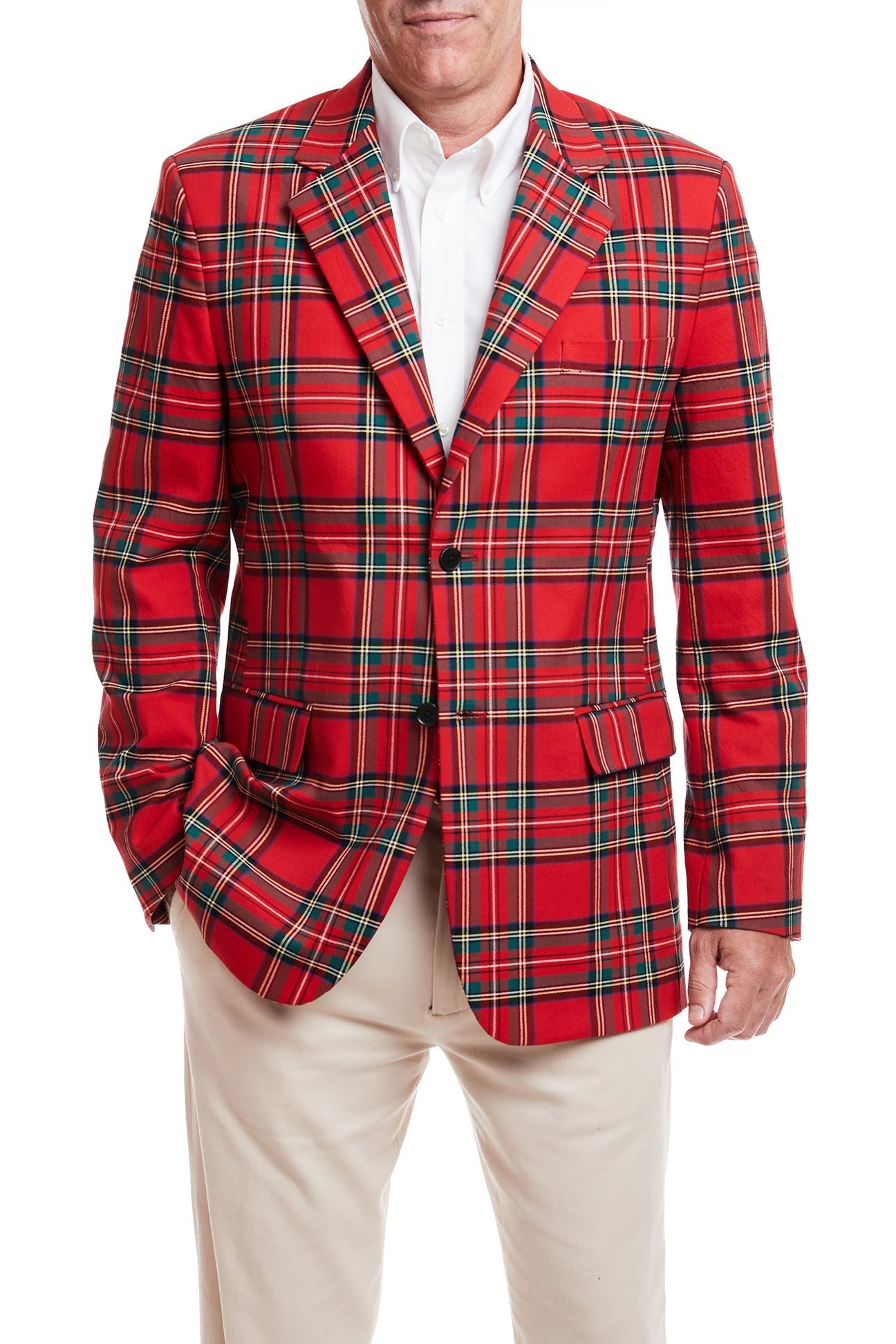Philip Sportcoat Royal Stewart - Premium Tartan Blazer for Men | Formal & Business Attire | Perfect for Weddings, Office & Special Events